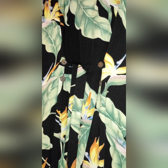 Paradise Found maxi dress in Birds of Paradise print Medium Hawaiian print dress - Picture 12 of 15